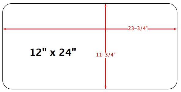 12" x 24" Dry Erase Board